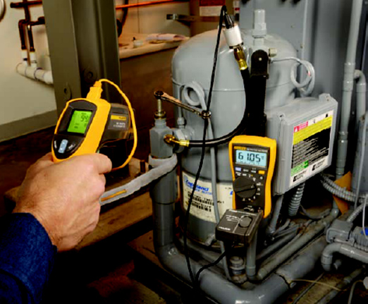 通過測(cè)量溫度和吸入壓力來確定過熱。